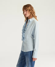 Carica l'immagine nel visualizzatore di Gallery, CAMICIA IRIS IN CRÊPE DE CHINE SETA SANDWASH