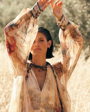 Carica l'immagine nel visualizzatore di Gallery, ARIAN ABITO MIDI IN CHIFFON DI VISCOSA