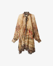 Carica l'immagine nel visualizzatore di Gallery, ARIAN ABITO MIDI IN CHIFFON DI VISCOSA
