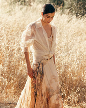 Carica l'immagine nel visualizzatore di Gallery, GONNA AVERLY CON STAMPA BAROCCA IN CHIFFON DI VISCOSA