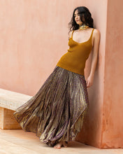 Carica l'immagine nel visualizzatore di Gallery, GONNA ISOLDE STAMPATA IN VISCOSA E LUREX