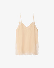 Carica l'immagine nel visualizzatore di Gallery, TOP BARRY IN CREPE DE CHINE DI SETA E PIZZO