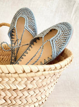 Carica l'immagine nel visualizzatore di Gallery, SANDALO NINA IN RAFFIA CROCHET