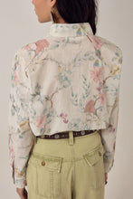 Carica l'immagine nel visualizzatore di Gallery, CAMICIA NARCISO IN COTONE STAMPA BOTANICA