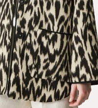 Carica l'immagine nel visualizzatore di Gallery, GIACCONE IN PANNO JACQUARD "MOIRE"