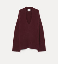 Carica l'immagine nel visualizzatore di Gallery, MAGLIA CON LAVORAZIONE PUNTO PANNOCCHIA IN LANA E CASHMERE