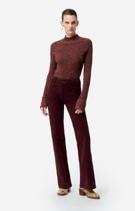 PANTALONE IN VELLUTO A COSTE DOMPAY