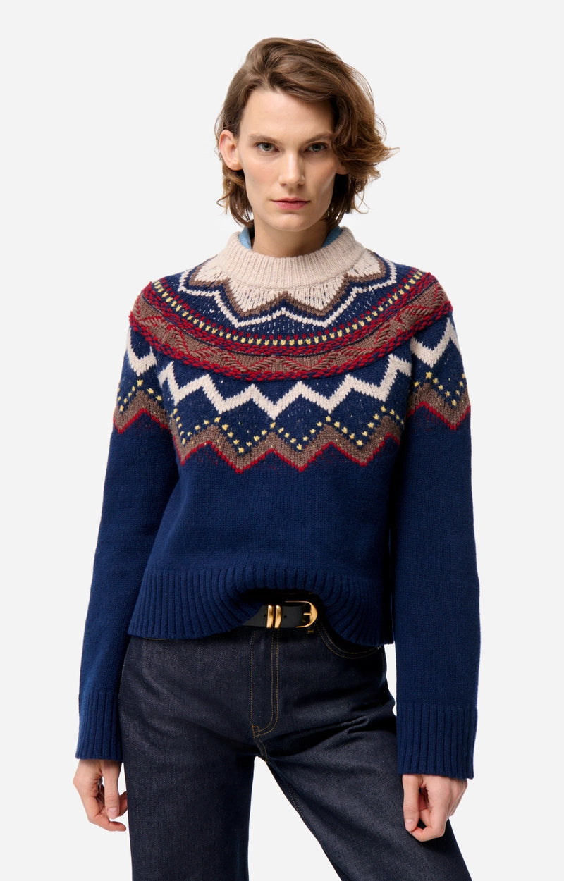 MAGLIONE JACQUARD FENICIA