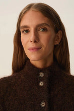Carica l&#39;immagine nel visualizzatore di Gallery, GILET SMANICATO ALIBOU IN KID MOHAIR E MERINO
