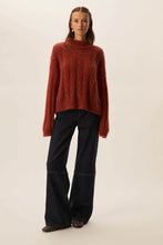 Carica l&#39;immagine nel visualizzatore di Gallery, MAGLIA ALONZO FOX IN KID MOHAIR E MERINO
