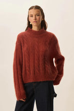 Carica l&#39;immagine nel visualizzatore di Gallery, MAGLIA ALONZO FOX IN KID MOHAIR E MERINO
