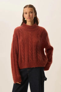 MAGLIA ALONZO FOX IN KID MOHAIR E MERINO