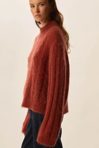 MAGLIA ALONZO FOX IN KID MOHAIR E MERINO