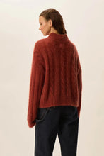 Carica l&#39;immagine nel visualizzatore di Gallery, MAGLIA ALONZO FOX IN KID MOHAIR E MERINO
