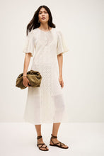 Carica l&#39;immagine nel visualizzatore di Gallery, MINI DRESS MOODY IN PURO COTONE A INTARSIO
