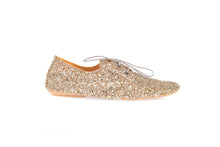 Carica l&#39;immagine nel visualizzatore di Gallery, ANNIEL SOFT SCARPA GLITTER LIGHT GOLD
