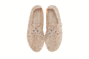 ANNIEL SOFT SCARPA GLITTER LIGHT GOLD