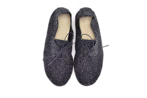 ANNIEL SOFT SCARPA GLITTER NERO