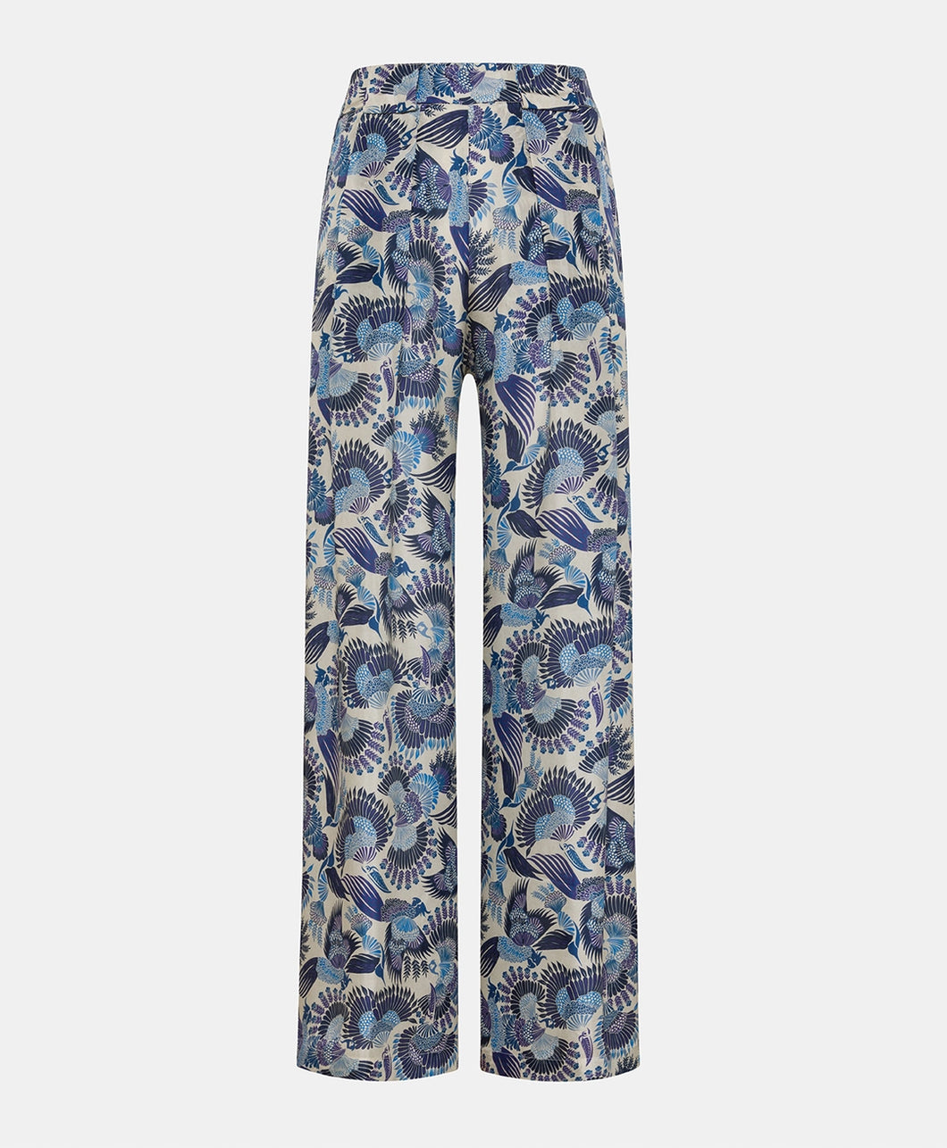 PANTALONI ASPEN IN SETA HABUTAI STAMPATA