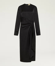 Carica l&#39;immagine nel visualizzatore di Gallery, VESTITO LOTUS IN RASO DI VISCOSA STRETCH
