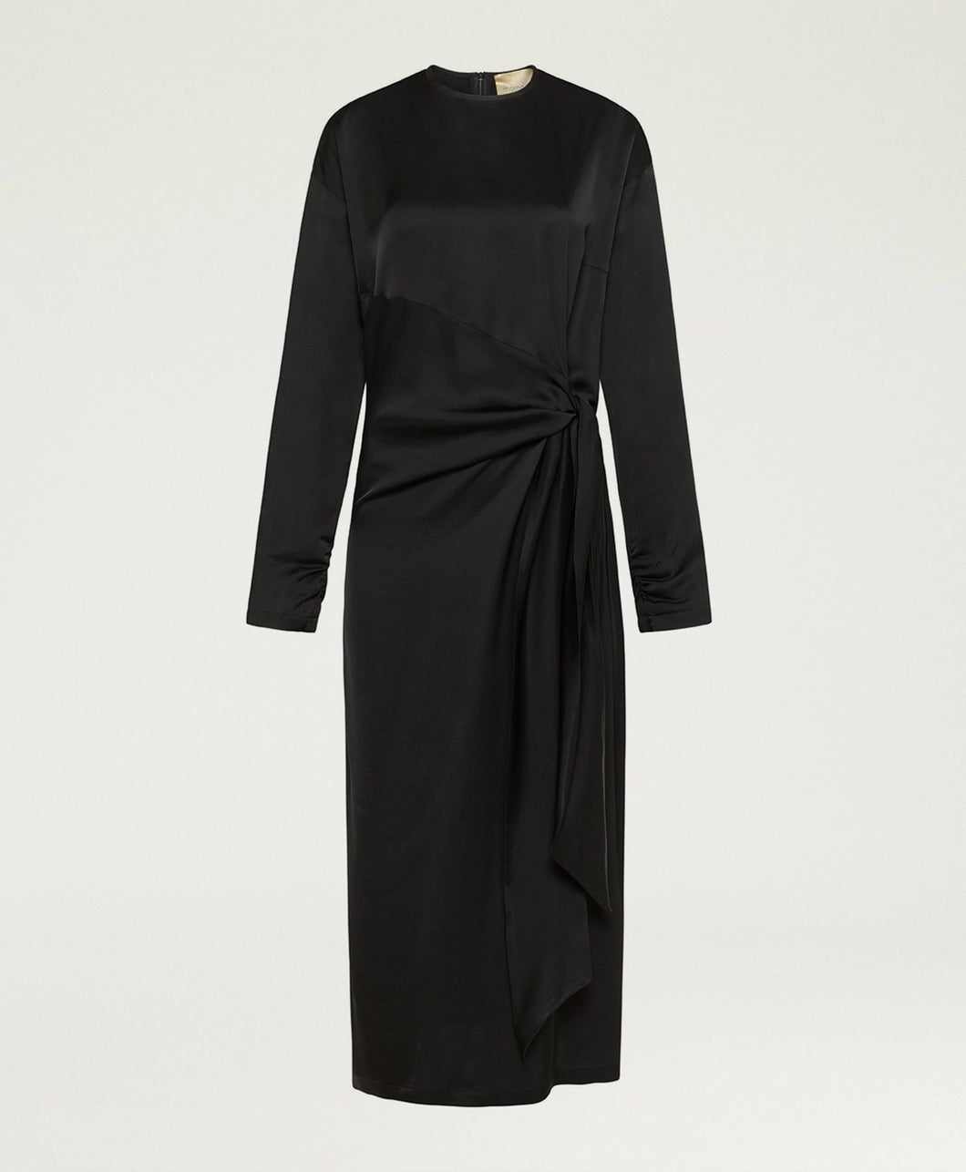 VESTITO LOTUS IN RASO DI VISCOSA STRETCH