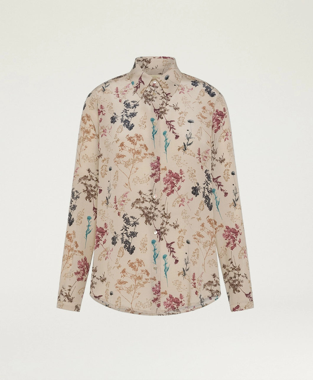 CAMICIA MEUDON IN CRÊPE DE CHINE STAMPATO