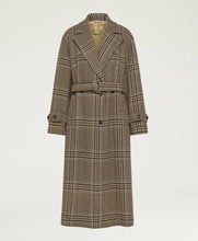 Carica l&#39;immagine nel visualizzatore di Gallery, CAPPOTTO TED IN PANNO DI LANA MAXI GALLES -

