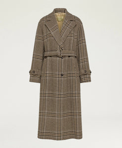 CAPPOTTO TED IN PANNO DI LANA MAXI GALLES -