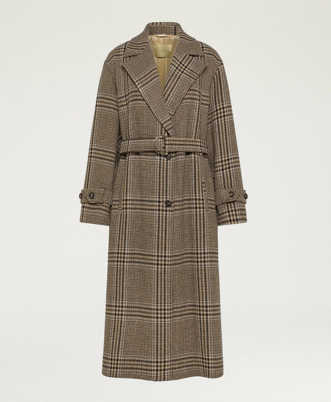 CAPPOTTO TED IN PANNO DI LANA MAXI GALLES -