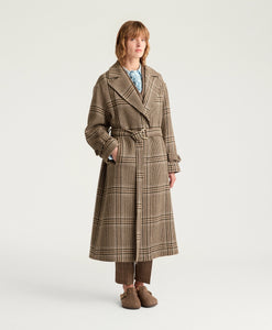 CAPPOTTO TED IN PANNO DI LANA MAXI GALLES -