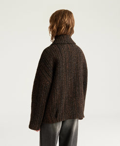CAPPOTTO LORD IN MAXI RESCA DI LANA BOUCLÈ