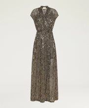 Carica l&#39;immagine nel visualizzatore di Gallery, VESTITO JESSICA IN JERSEY JAQUARD LUREX
