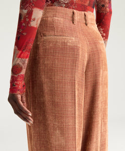 PANTALONI KYOTO IN VELLUTO MILLERIGHE OPERATO