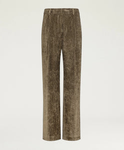 PANTALONI BLAKE IN VELLUTO A COSTE FLUIDO