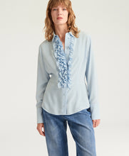 Carica l&#39;immagine nel visualizzatore di Gallery, CAMICIA IRIS IN CRÊPE DE CHINE SETA SANDWASH
