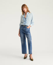 Carica l&#39;immagine nel visualizzatore di Gallery, CAMICIA IRIS IN CRÊPE DE CHINE SETA SANDWASH
