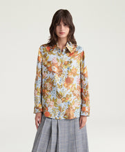 Carica l&#39;immagine nel visualizzatore di Gallery, CAMICIA ARLES IN TWILL DI SETA STAMPATO POLVERE
