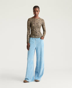 THSIRT WAINA IN JERSEY JAQUARD LUREX