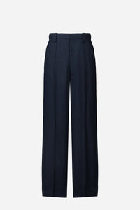 PANTALONI AUBE IN LINO E LANA