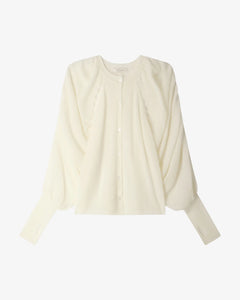 CARDIGAN CARNATION IN LANA CON DETTAGLI OPENWORK
