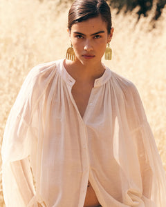 CAMICIA CULTURE IN PURO COTONE DOPPIO TINTO A PIGMENTO