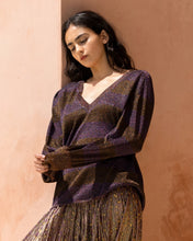 Carica l&#39;immagine nel visualizzatore di Gallery, MAGLIA MOVIK IN FILATO ITALIANO E SCOLLO A V
