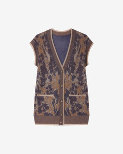 MAXI CARDIGAN MOVI IN FILATO ITALIANO LUREX E VISCOSA