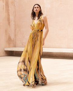 ABITO SALAYA IN CHIFFON DI VISCOSA