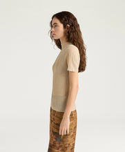 Carica l'immagine nel visualizzatore di Gallery, TSHIRT MIRADA IN MAGLIA INTEGRALE A COSTINE LUREX
