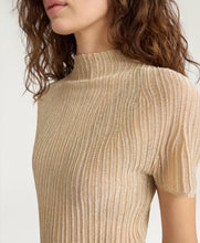 Carica l'immagine nel visualizzatore di Gallery, TSHIRT MIRADA IN MAGLIA INTEGRALE A COSTINE LUREX
