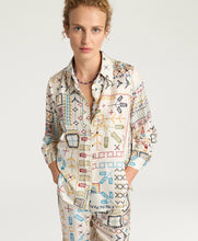 Carica l'immagine nel visualizzatore di Gallery, CAMICIA ARLES IN TWILL DI SETA STAMPATO
