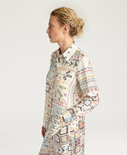 Carica l'immagine nel visualizzatore di Gallery, CAMICIA ARLES IN TWILL DI SETA STAMPATO
