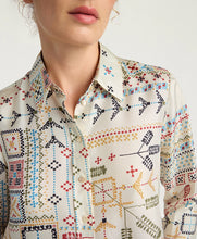 Carica l'immagine nel visualizzatore di Gallery, CAMICIA ARLES IN TWILL DI SETA STAMPATO
