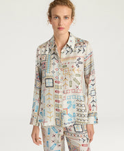 Carica l'immagine nel visualizzatore di Gallery, CAMICIA ARLES IN TWILL DI SETA STAMPATO
